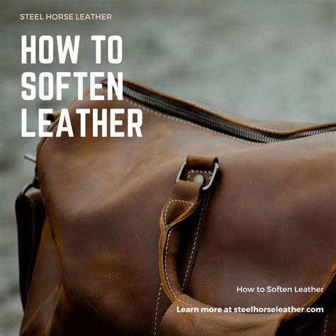 how to soften fake leather bag|how to soften cowhide leather.